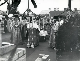 A Molebin in St Petersburg, early 1900s